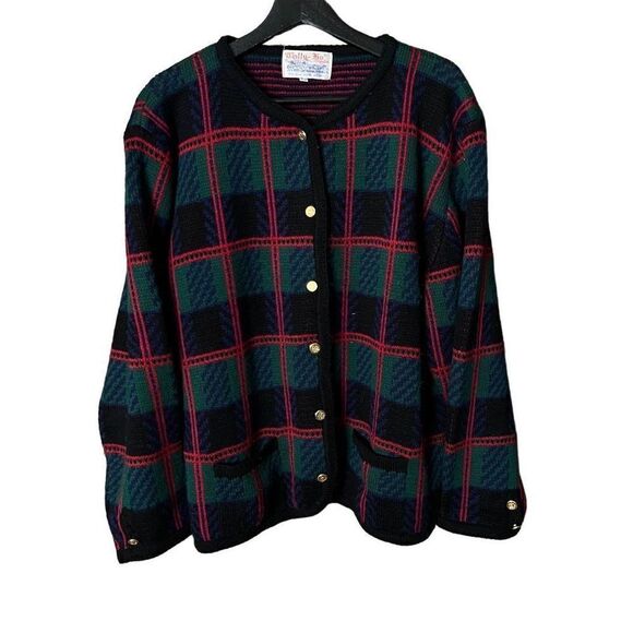 VTG Tally Ho Button Down Sweater 2X - Picture 1 of 3